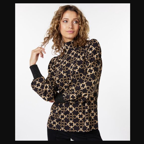 ESQUALO Tops - Esqualo  Gathering Chain Top - Medium